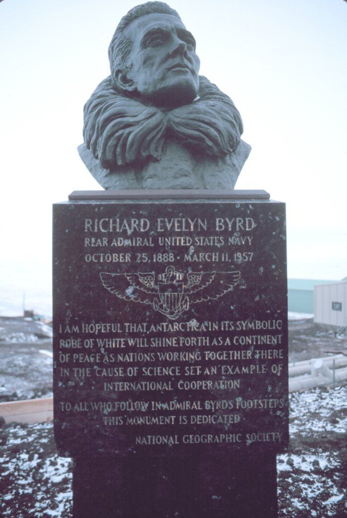 portrait of rear admiral richard evelyn byrd in his naval uniform, american explorer of the arctic and antarctic