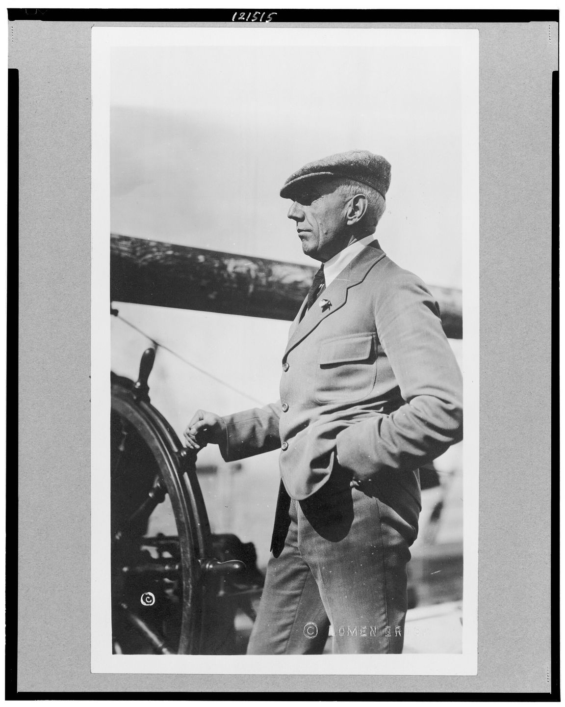 portrait of roald amundsen, the norwegian explorer who became the first person to reach the south pole