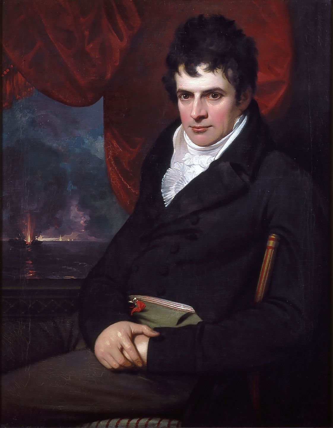 Robert Fulton, painted by Benjamin West, 1806