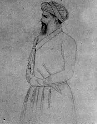 Portrait of Shah Jahan, Mughal Emperor who built the Taj Mahal