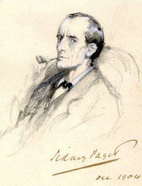 sidney paget illustration of sherlock holmes for the strand magazine, 1891