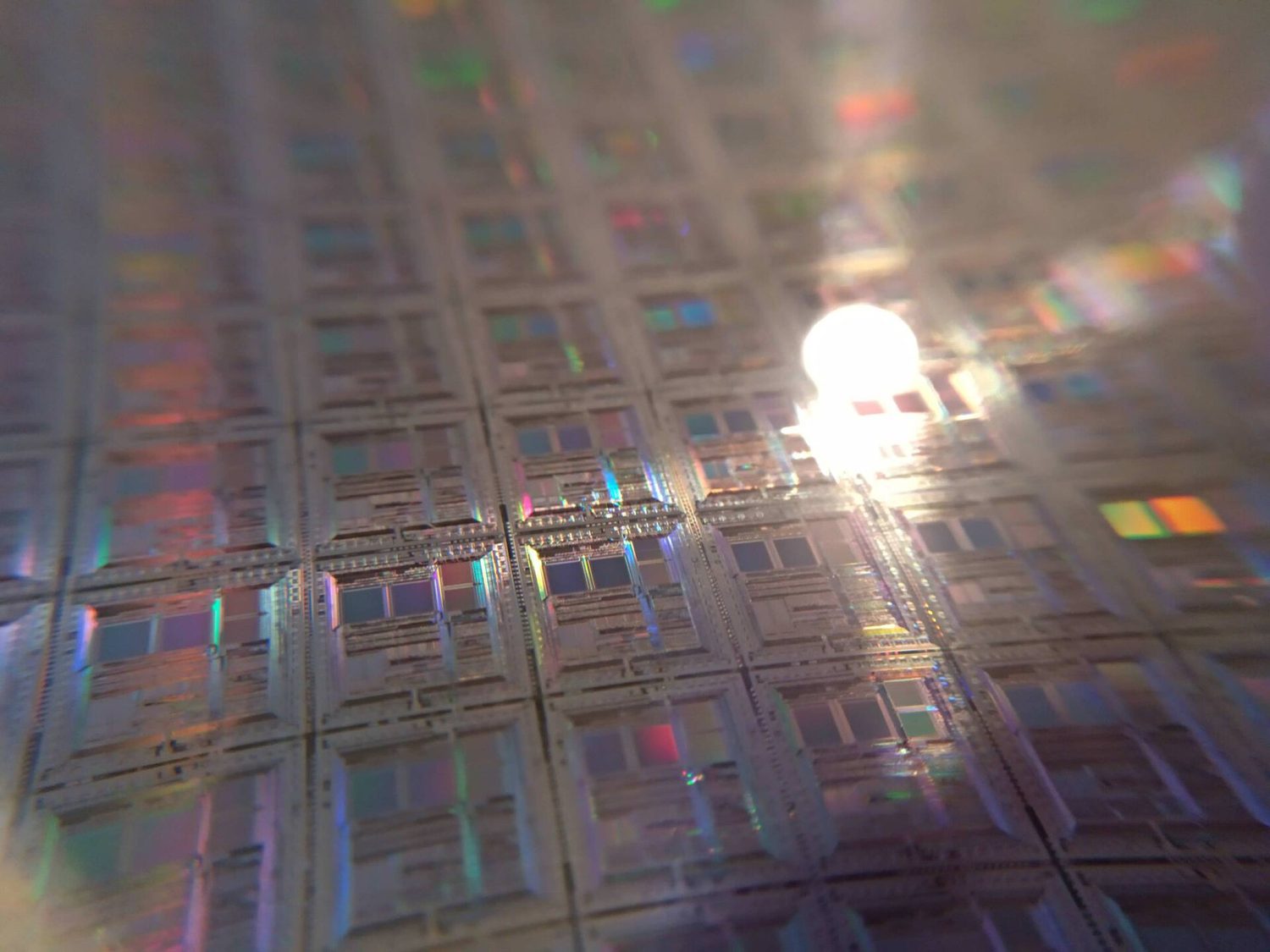 A modern silicon chip