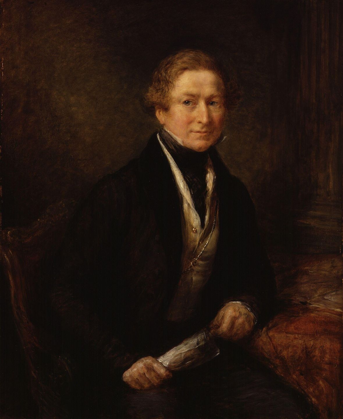 Portrait of Sir Robert Peel, Home Secretary who founded the Metropolitan Police