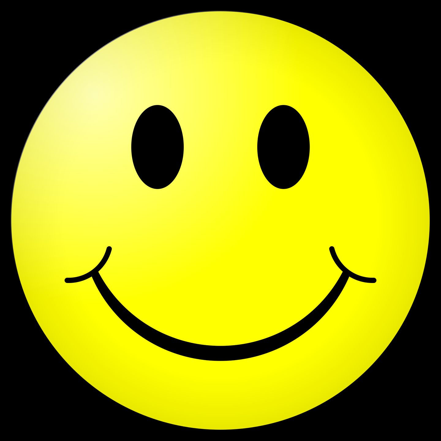 A classic smiley face