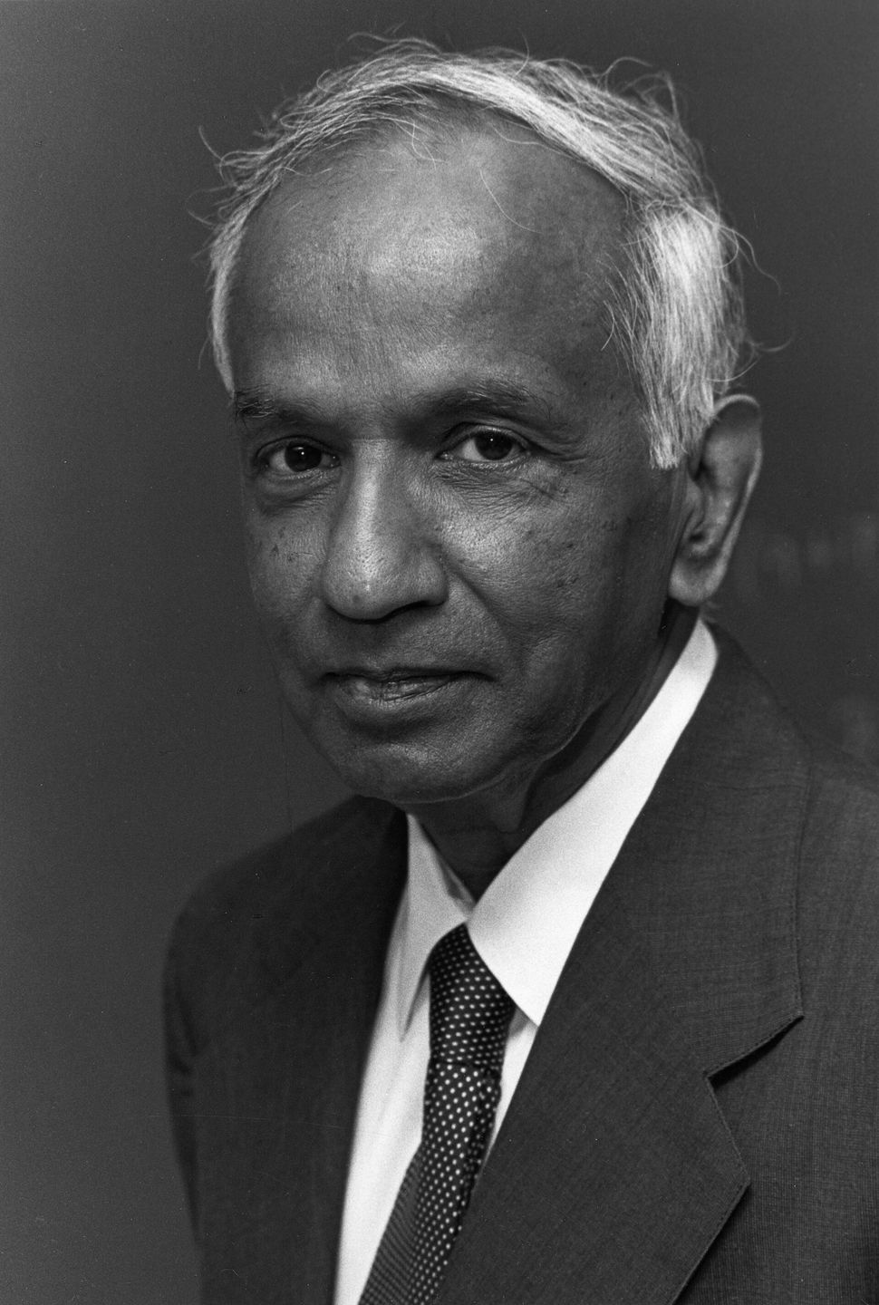 Portrait of astrophysicist Subrahmanyan Chandrasekhar