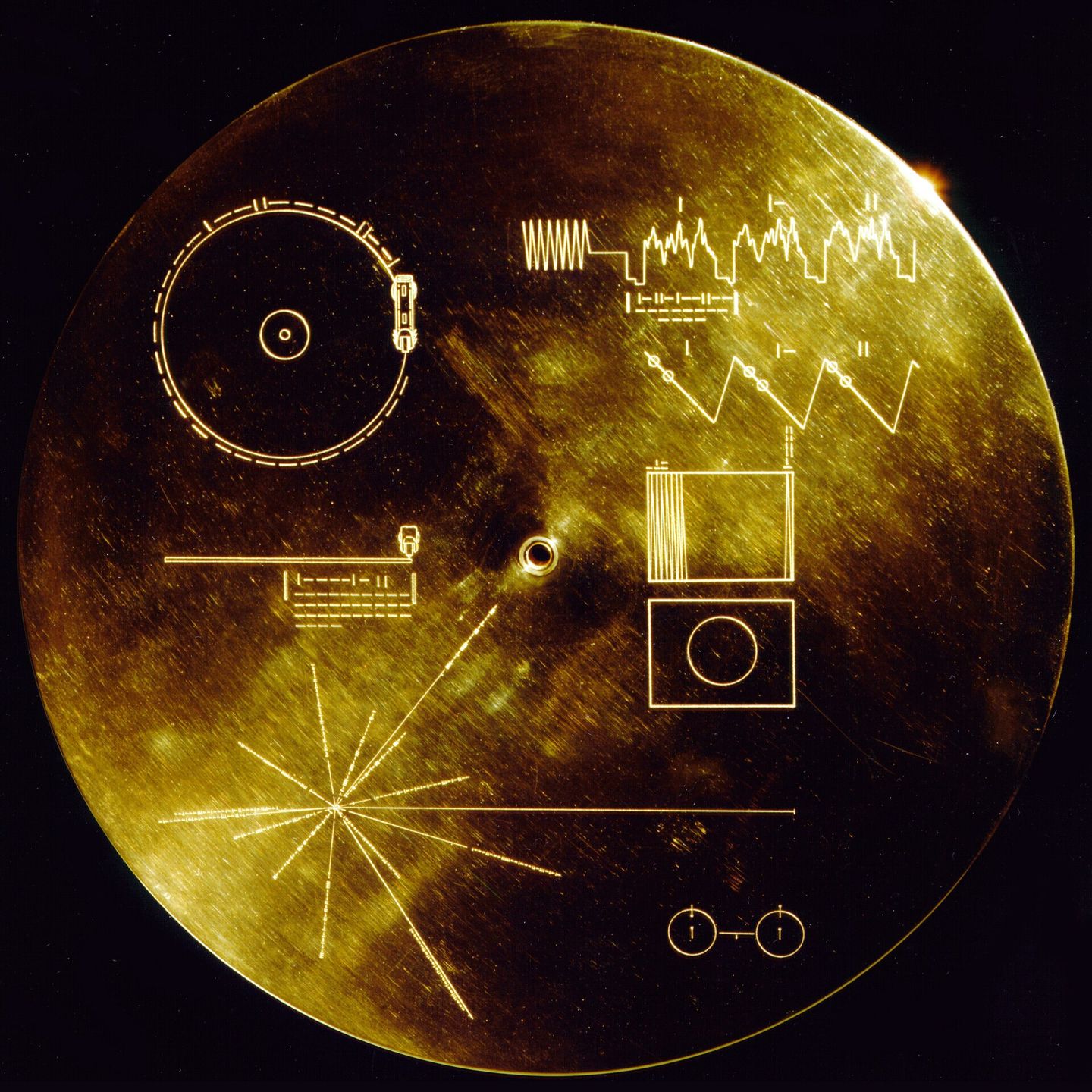 The Sounds of Earth, the gold-plated cover of the Voyager Golden Record