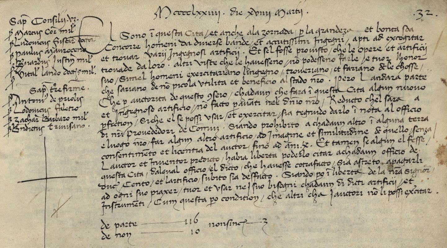 text of the venetian patent statute of 1474, the world's first patent law