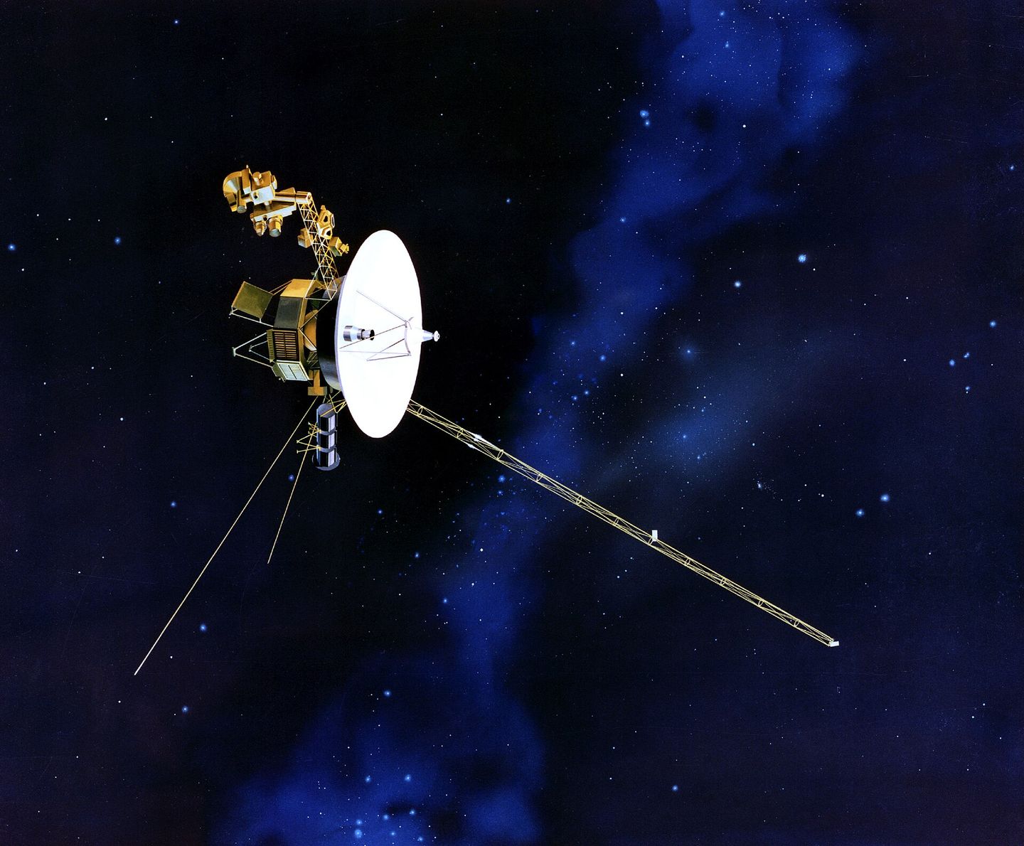 Artist's concept of the Voyager spacecraft