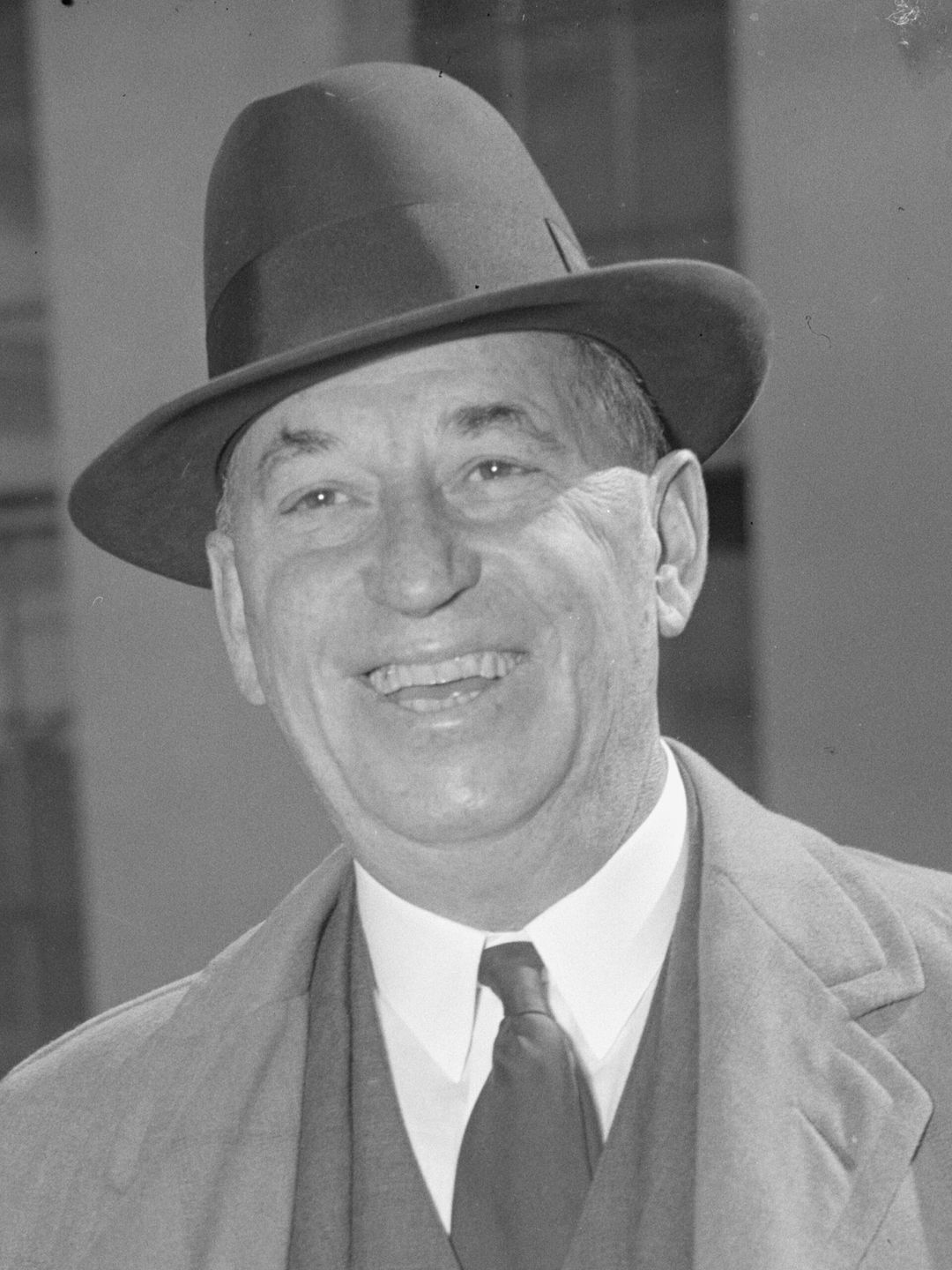 Walter Chrysler, founder of the Chrysler Corporation, photographed in 1937