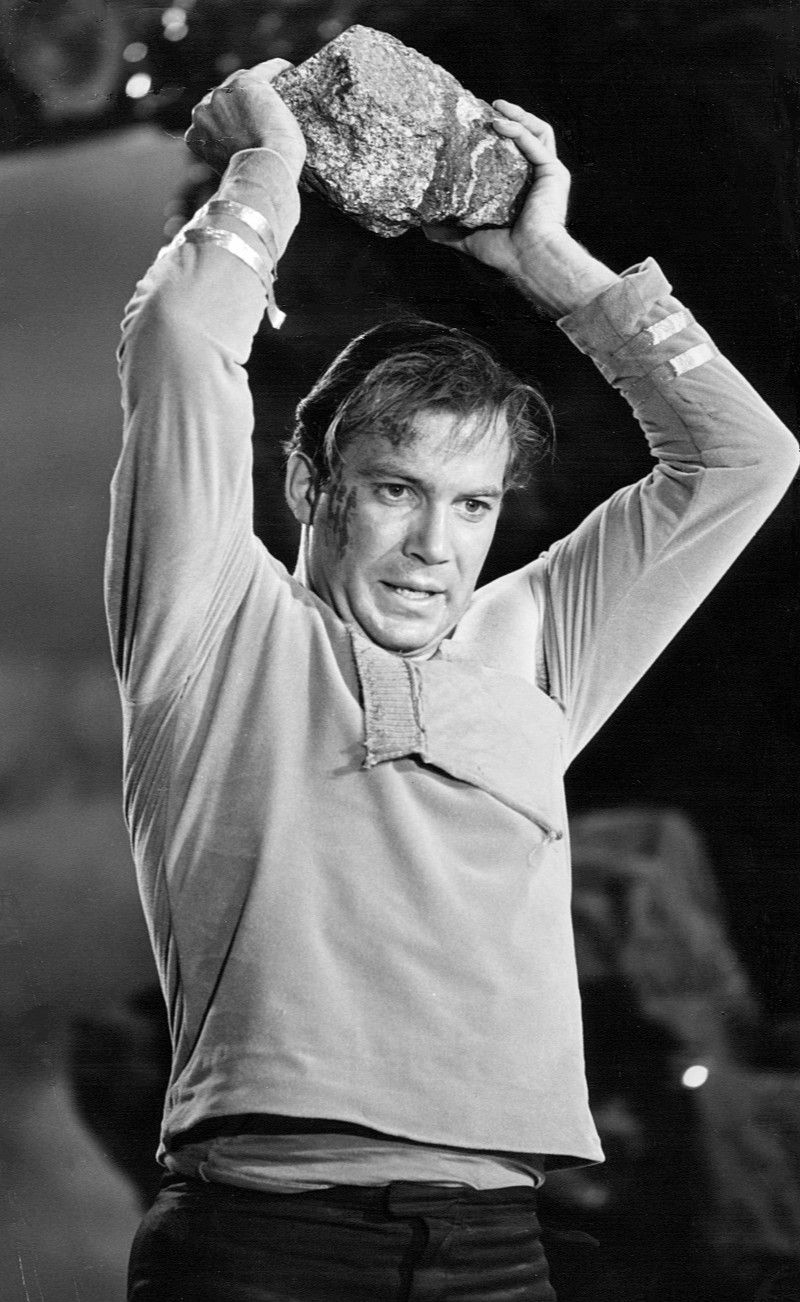 William Shatner in the first episode of Star Trek, 1966