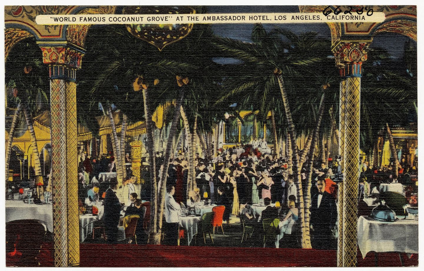 The Cocoanut Grove nightclub at the Ambassador Hotel in Los Angeles